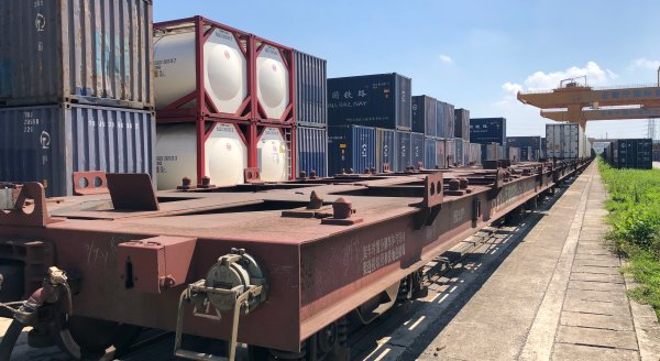 Rail freight in China