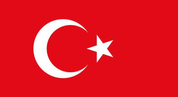 The Turkish flag