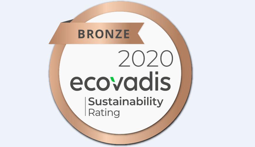 Bronze medal of ecovadis sustainability rating 2020